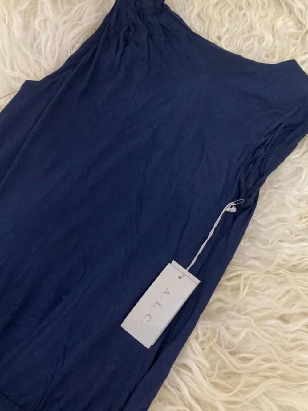 A.L.C. Bateau Neckline Knee-Length Dress 0068 - Picture 7 of 11